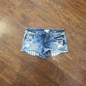 Others Follow denim shorts like new